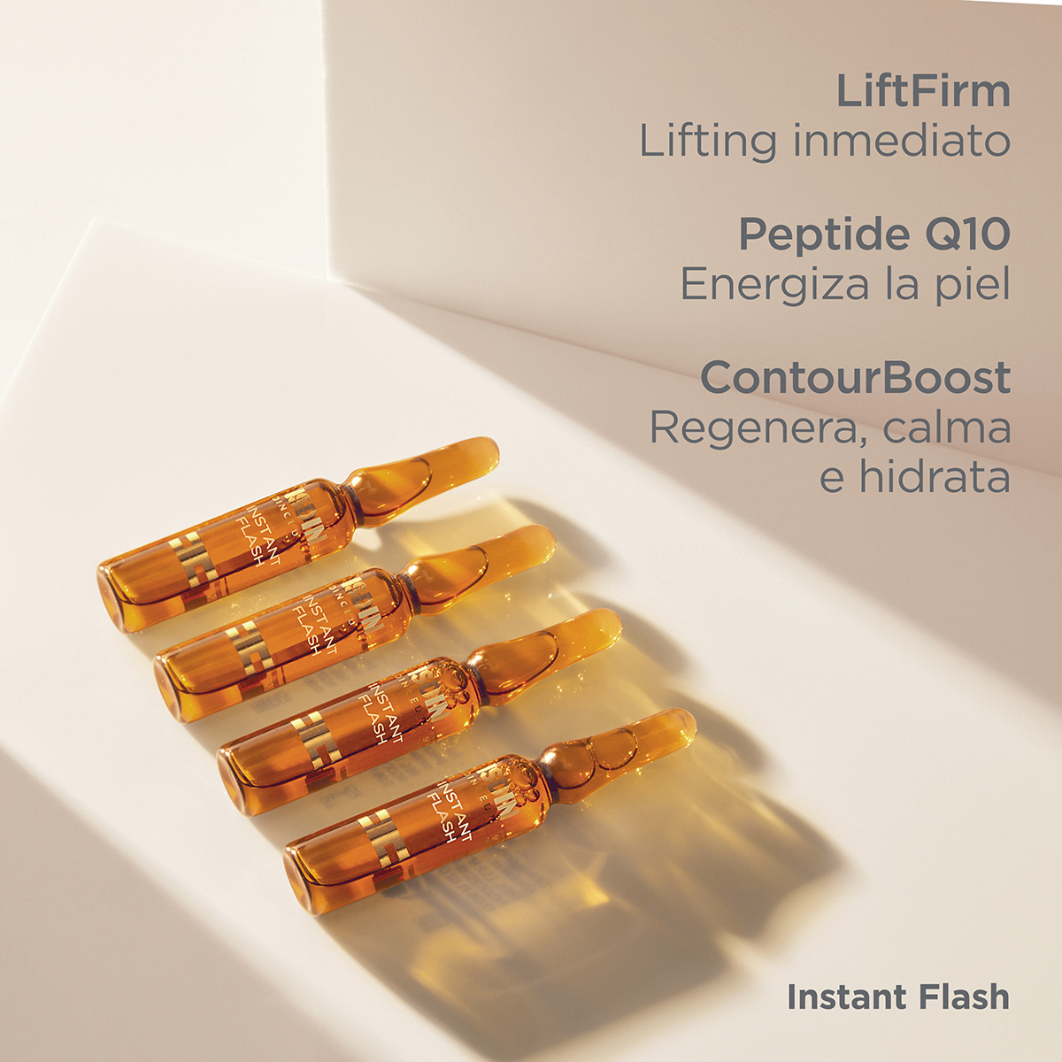Isdinceutics Instant Flash, ampollas con efecto lifting inmediato