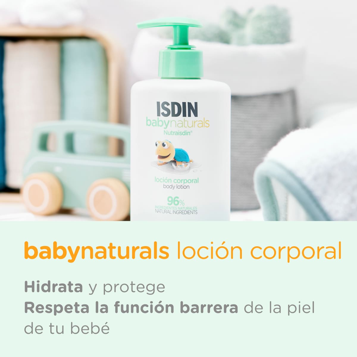 NUTRAISDIN BABY NATURALS LOCION CORP 400 ML
