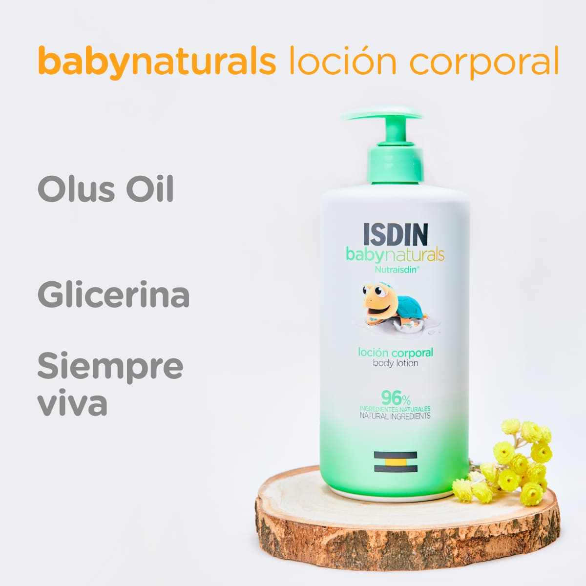 Isdin Baby Naturals Loción Corporal 400ml