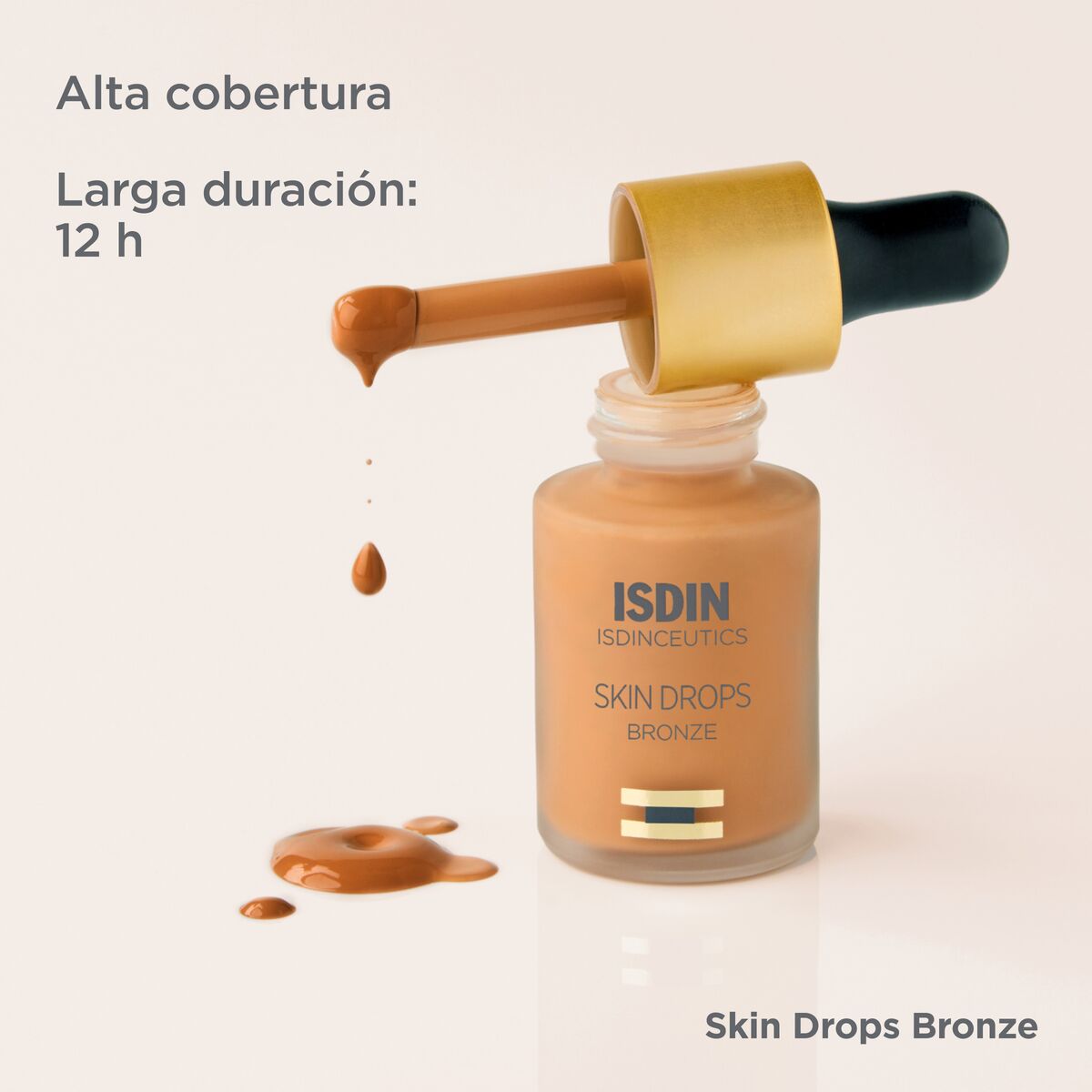 Isdinceutics Maquillaje Líquido Skin Drop Arena 15 ml : :  Belleza